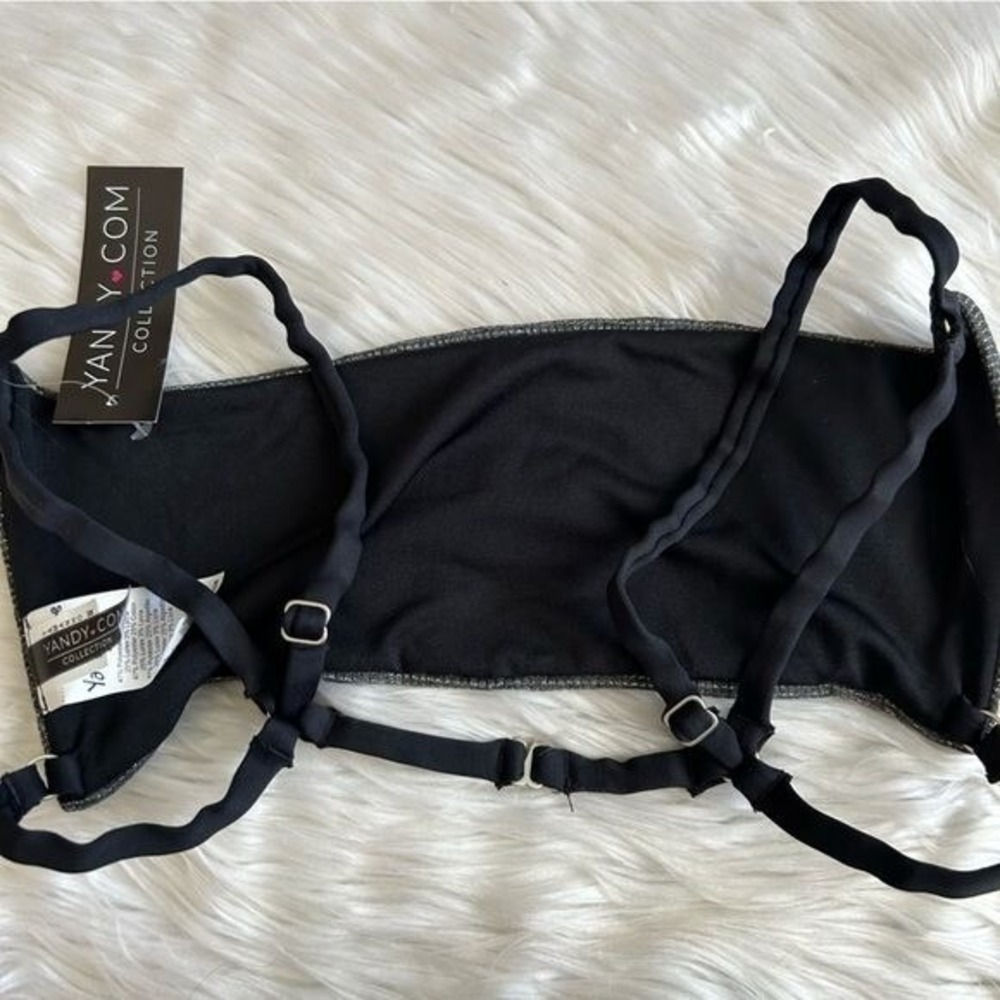 NWT Yandy Sparkle Square Bikini Top - Size Medium - Picture 8 of 12